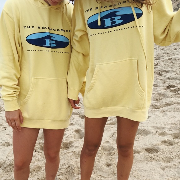 Beachcomber Hoodies Tops - Yellow Beachcomber Hoodie